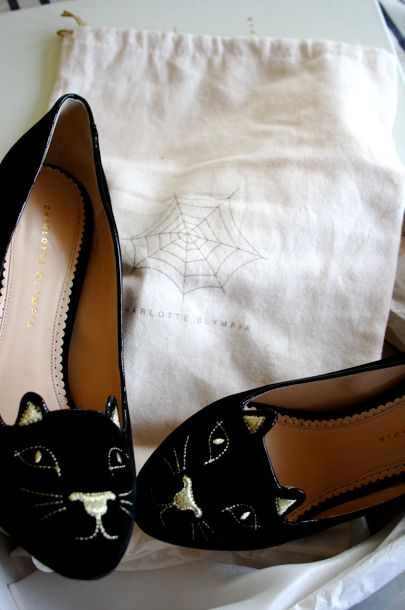 Charlotte Olympia box, Charlotte Olympia dustbag, extra heels included 