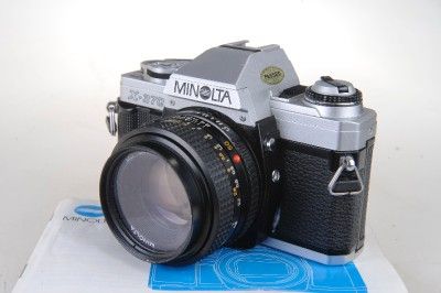 MINOLTA X 370 35MM SLR CAMERA & 50MM F1.7 LENS  