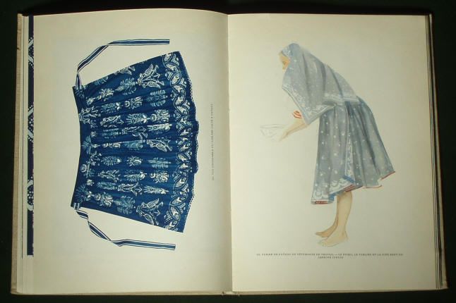 BOOK Antique Slovak Blue Print Textiles Folk Costume dyeing ethnic 