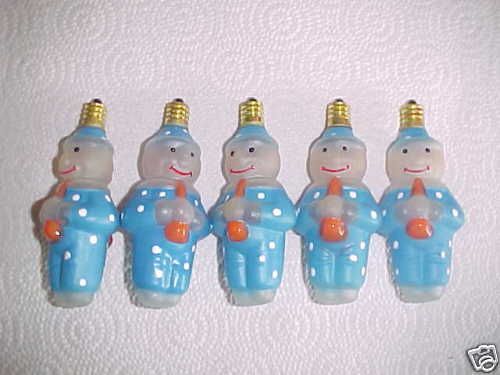 25 Spotted Clown Figural Christmas Lights  