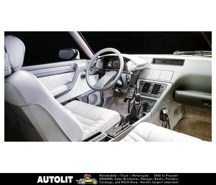 1988 Citroen CX Interior Factory Photo  