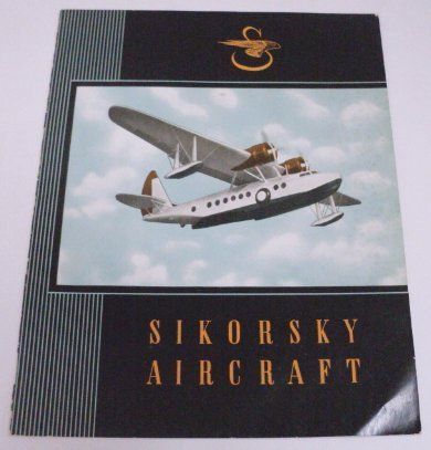 Sikorsky 1938 Aircraft Airplane Sales Brochure  