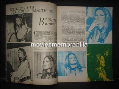 PAULA CUSSI PHOTOCOVER ORIGINAL MEXICAN MAGAZINE 1971  