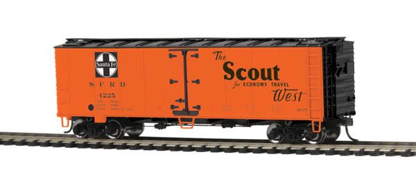   78023, HO Scale, 40’ Steel Sided Reefer Car   Santa Fe #4239  