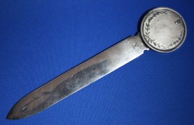 SILVER PLATED CHRISTOFLE PAPER KNIFE WITH EMP. NAPOLEON  