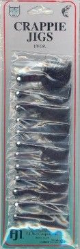 72) CRAPPIE JIGS   Marabou Tail 1/8 oz. Crappie Jig  