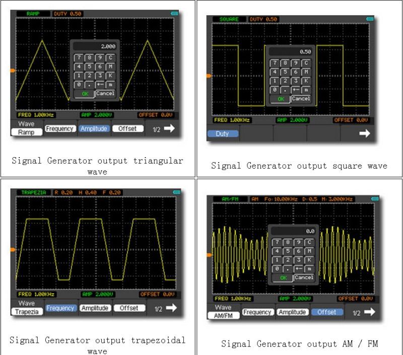 Hantek handheld test tools/digital storage oscilloscope/multimeter 