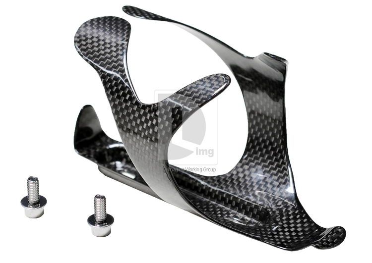 2x Carbon Fiber Bottle Holder Cage for Bike Road Black  