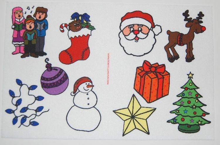 Santa , Santa, What Do You See? Flannel Felt Board Set  