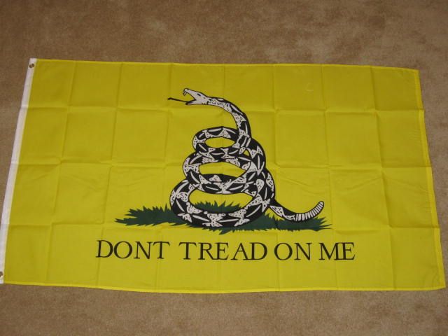 3X5 YELLOW DONT TREAD ON ME FLAG GADSDEN NEW DONT F114  