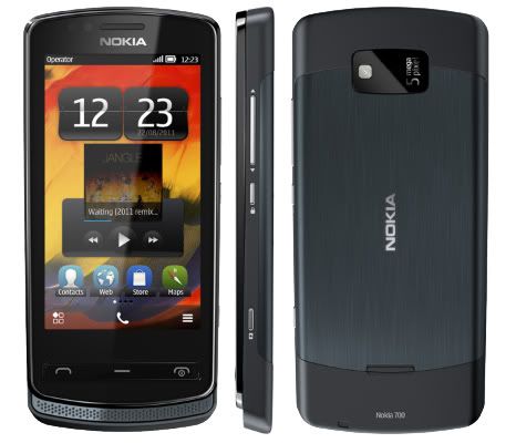 NEW NOKIA N700 BLACK GSM UNLOCKED ULTRA SLIM PHONE 1 YEAR WARRANTY 
