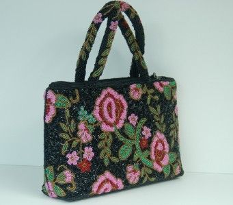   AND EMBROIDERED FLORAL HANDMADE BAG MEXICAN PURSE HANDBAG  