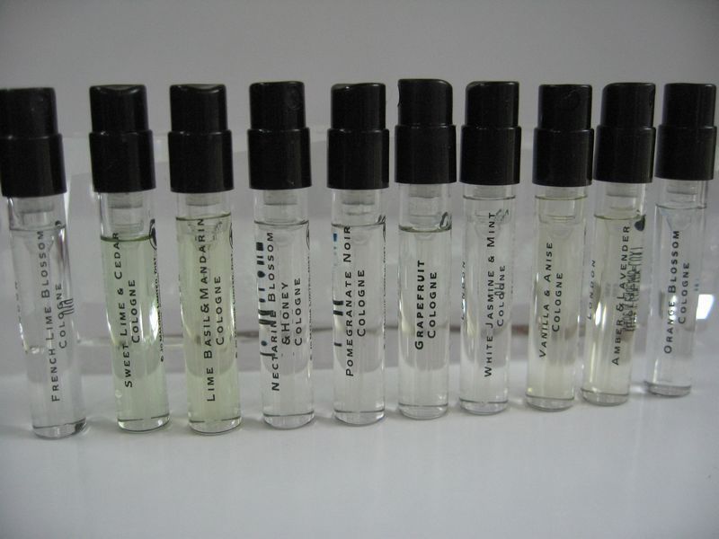 20 Jo Malone Cologne / 10 DIFFERENT Spray Sample  