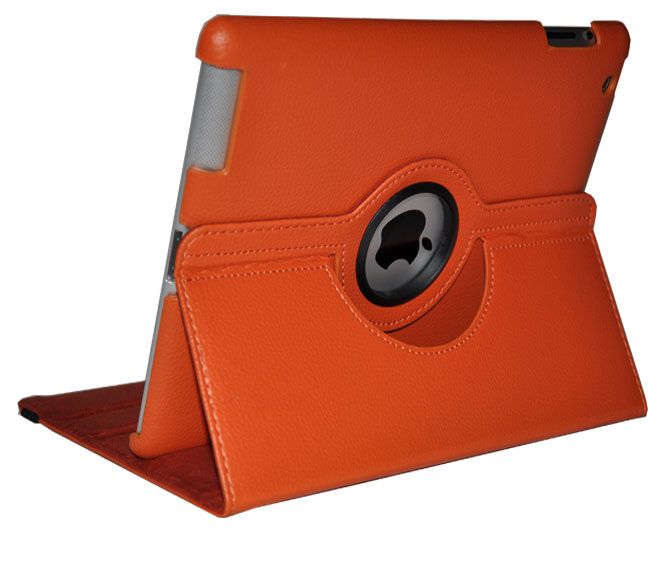 iPad 2 360 Rotating Magnetic Leather Case Smart Cover Stand Choose 