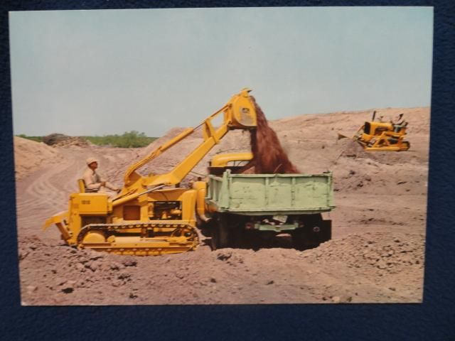 John Deere 1010 Caterpiller. Jumbo Advertising postcard. 1965. Unused 