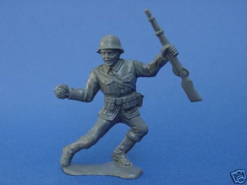 Lido Playset 54mm Soft Plastic WWII German Soldier  