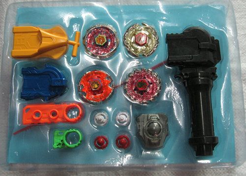   Super Top Metal Fusion Double Launcher Beyblade Battle Toy Set #BB08H