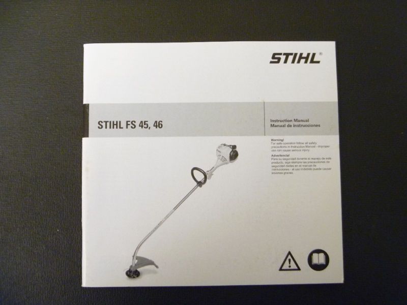 NEW STIHL FS 45, FS 46 OWNERS MANUAL, Instruction  