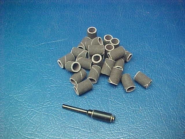 25 1/4 180 GRIT SANDING DRUM FIT ROTARY DREMEL MANDREL  