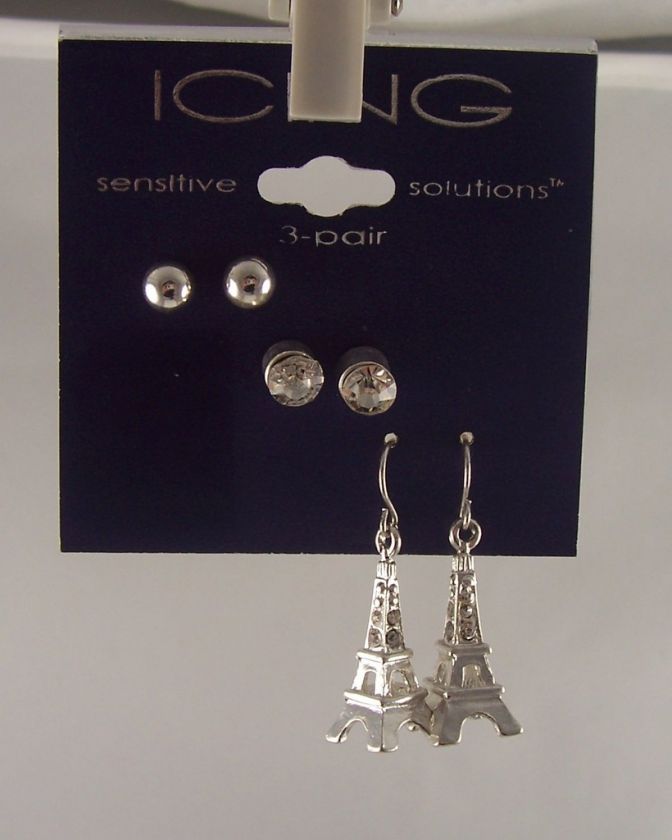 studs Earrings Icing earring Jewelry eifel tower  