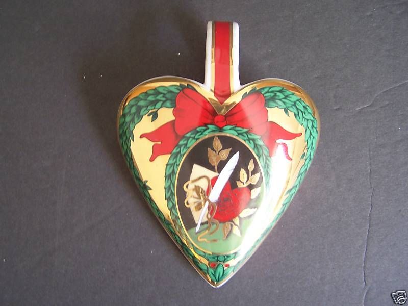 ROYAL COPENHAGEN 2008 Hearts of Christmas Ornament NIB  