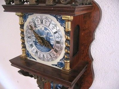 Vintage FRANZ HERMLE Zaandam Atlas Chime Clock 125 780 31cm Movement W 