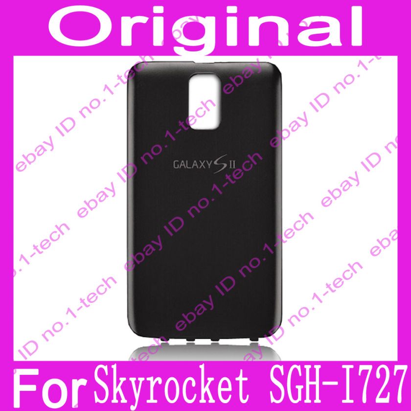   Door Battery Cover Case Samsung Galaxy S II 2 Skyrocket SGH I727 Black
