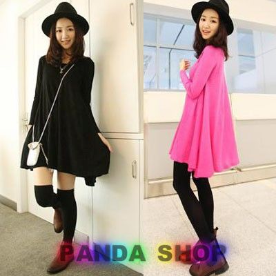   Beautiful Long Sleeve Lady Dress Soft Korean Japanese Trendy Young New