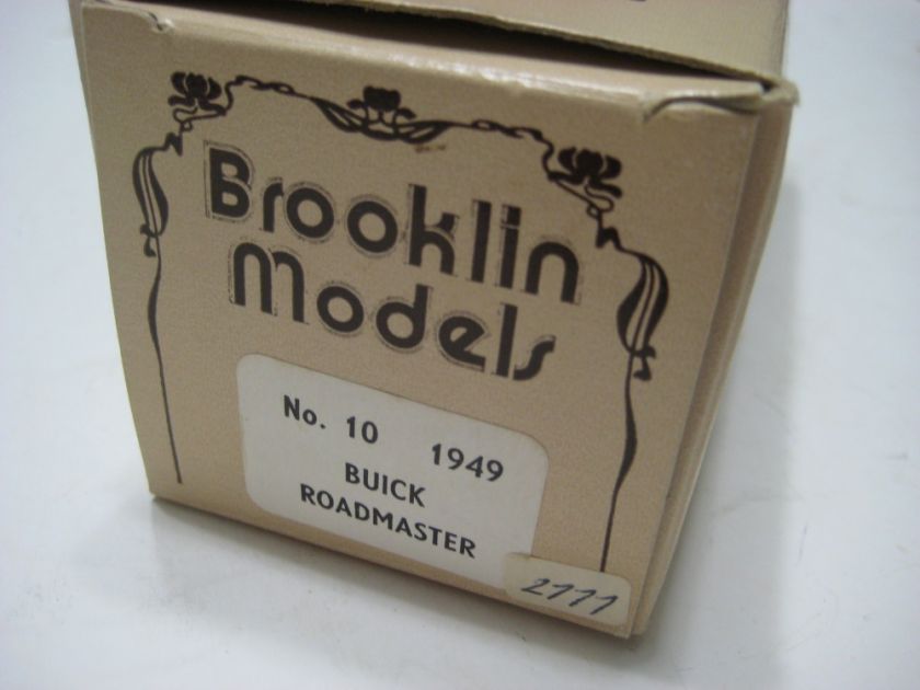 Brooklin Models (Great Britain) Buick Roadmaster Sedanet 1949 Diecast 