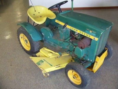 1963 JOHN DEERE 110 FIBERGLASS FENDER LAWN TRACTOR 170TH BUILT SUPER 