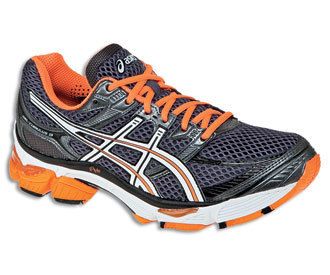   2012 Gel Cumulus 13 Titanium/White/Electric Orange Mens Running Shoes