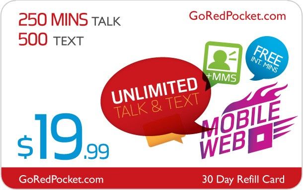 REDPOCKET MOBILE SIMCARD 4G  BRAND NEW  