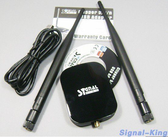 Signalking 999WN 2 Dual antenna Wireless WiFi N adapter  