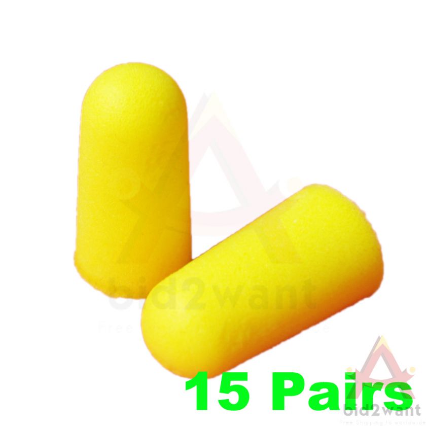 30pcs EARsoft Foam EARPLUGS ear plugs for Sleep travel  