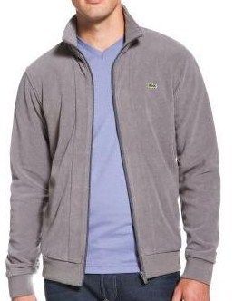   Full Zip Fleece Sweatshirt Griffon Grey XXL 2XL XXXL 3XL  