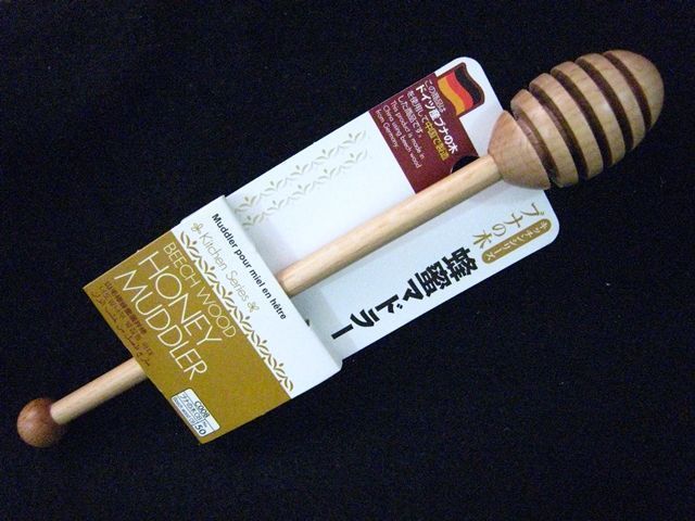 Nature Beech Wood Honey Pick Stick Muddler Rod  