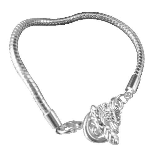 16662 big flower toggle clasp bracelet