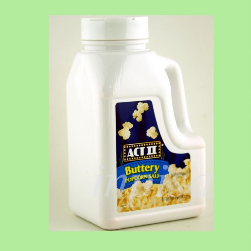 ACT II 3lb 4oz BUTTERY POPCORN SALT SEASONING JUG 076150090161  