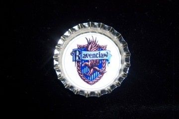 HARRY POTTER CRESTS AND BOOKS ~ BOTTLE CAP CHARMS  