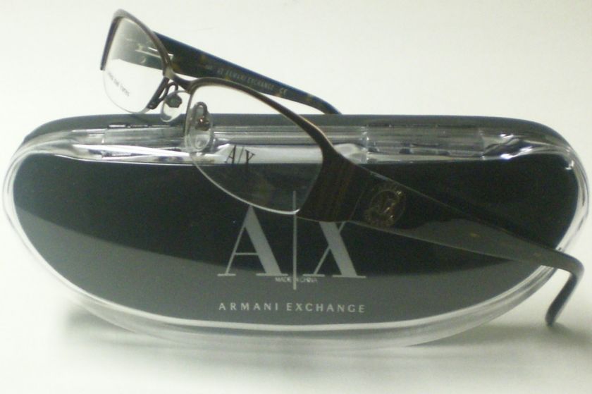 ARMANI EXCHANGE AX124 A/X 124 HAVANA W44 EYEGLASSES 51  