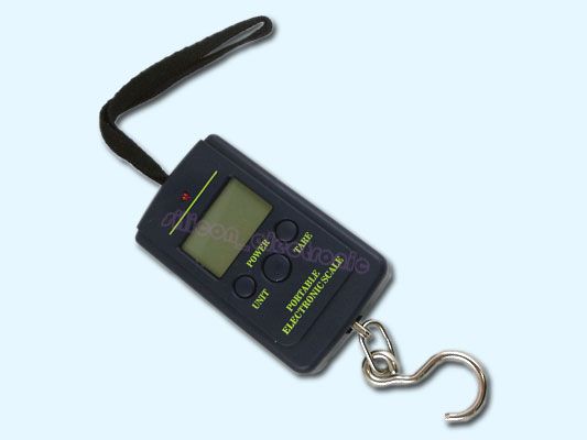 40Kg Digital Fish Hook Luggage Hanging Weighing Scales  