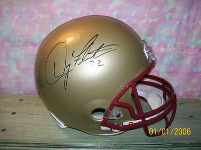 DOUG FLUTIE SIGNED F/S BOSTON COLLEGE HELMET 84 HEISMAN  