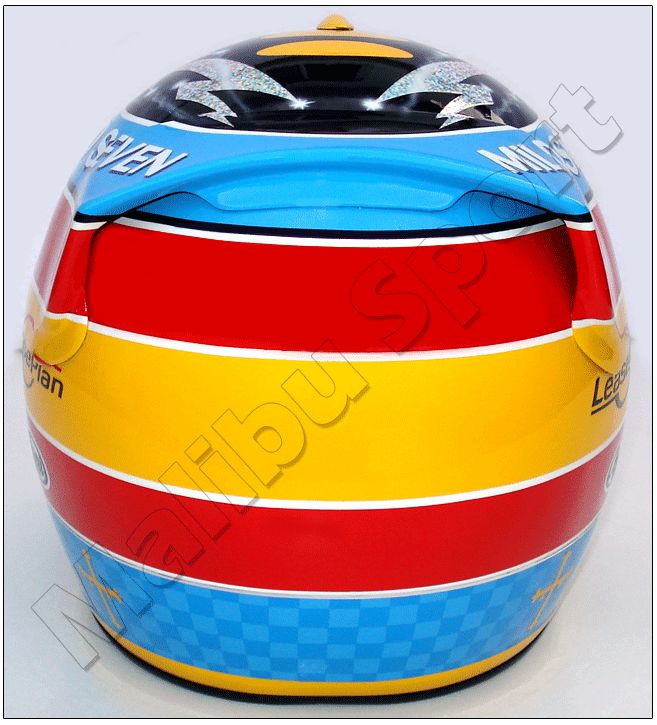 FERNANDO ALONSO 2005 F1 REPLICA HELMET FULL SCALE 11  