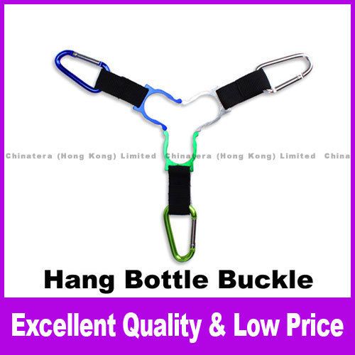 Carabiner Water Holder Clip On Bottle Buckle Keychain W  