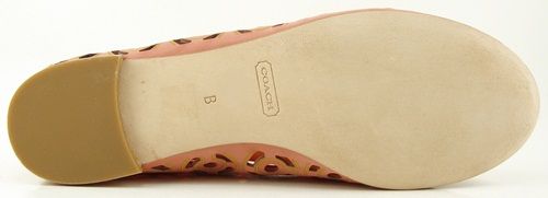   Pink Cut out Logo Womens Shoes Ballet Flats 8.5 663360449867  