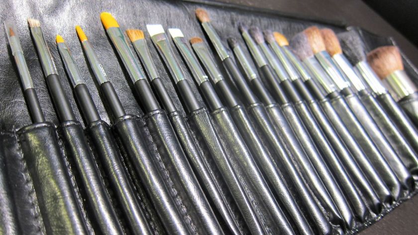 NA RS 22 ) 22 pcs cosmetic brush case set pro 7 12  