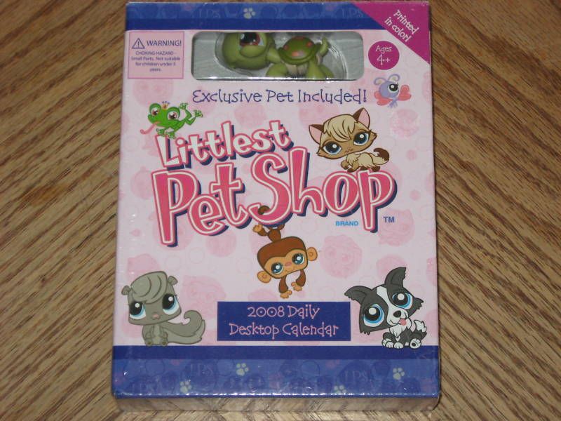 NEW LITTLEST PET SHOP 2008 DAILY DESKTOP CALENDAR  