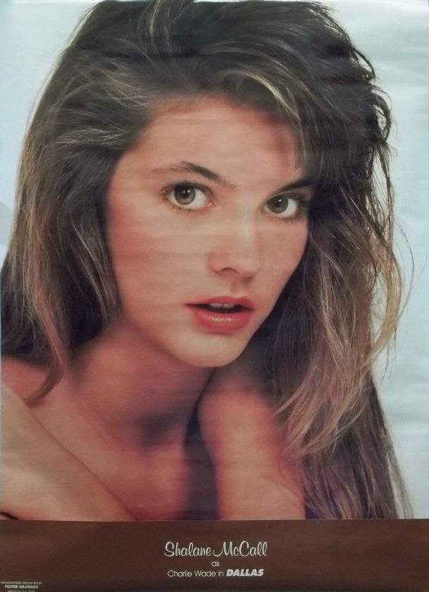 Shalane McCall 23x35 Charlie Wade Poster 1988 Dallas  