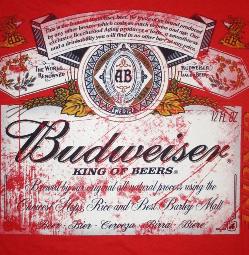 Budweiser label T Shirt  