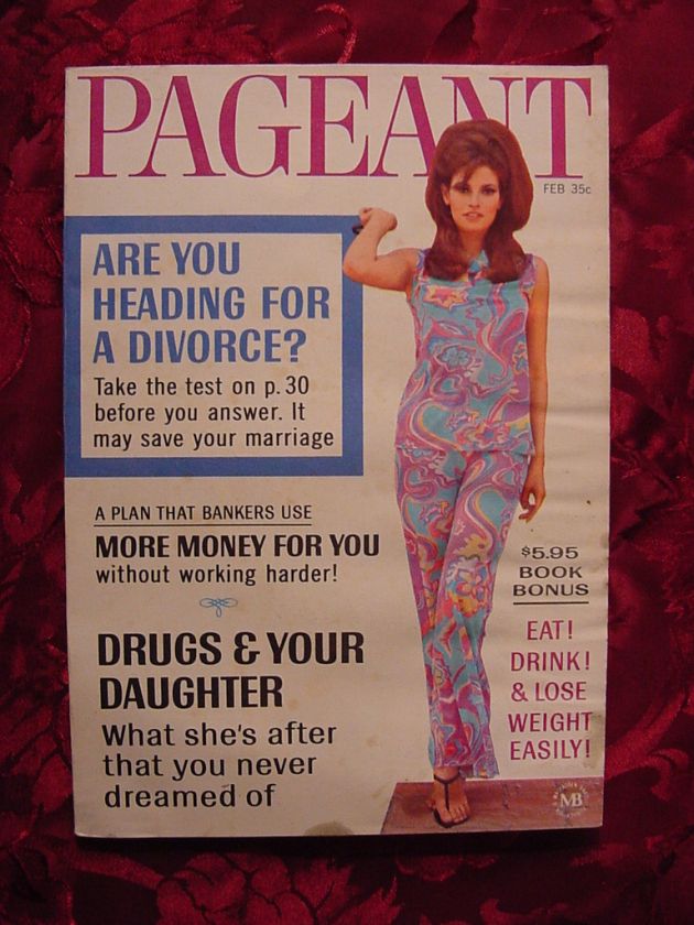 PAGEANT Magazine February 1967 RAQUEL WELCH +++  